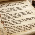 Bible Verses About Confessing Sins