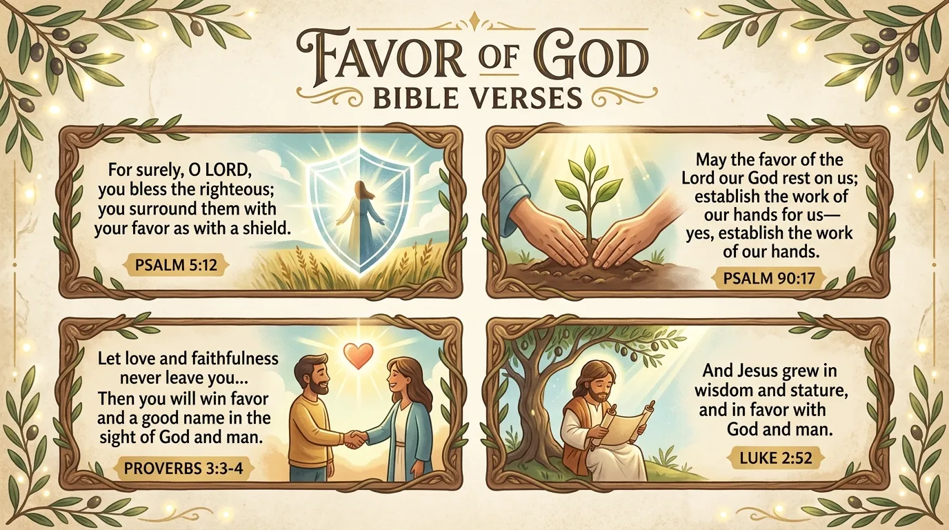 Favor of God Bible Verses